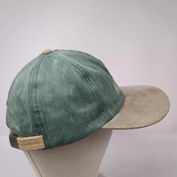 Vancouver Canada Slideback Hat Green Large Embroidered Colorblock - Picture 5 of 11